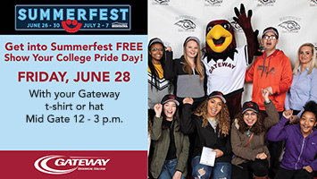 Show Your College Pride at Summerfest