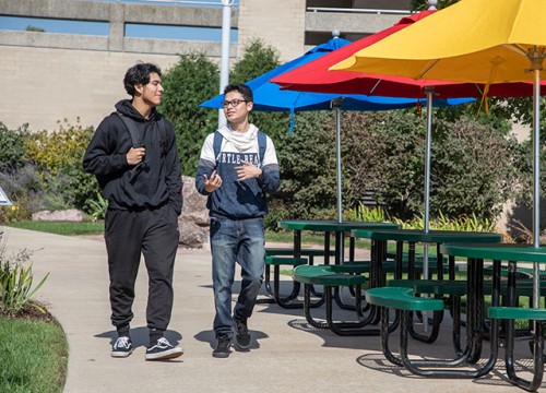 Students on Campus