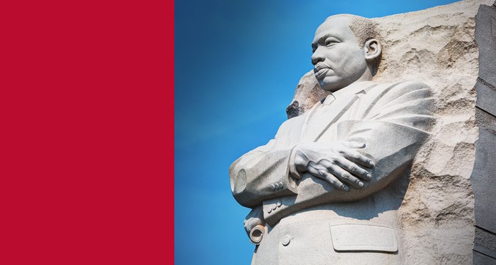 MLK memorial statue