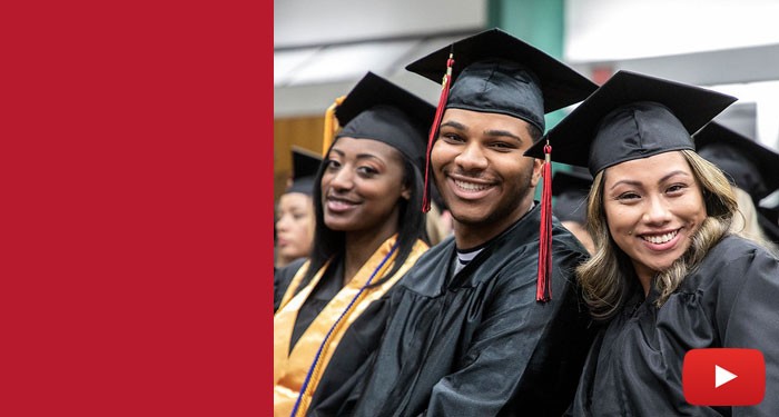 Students at the Commencement Ceremony