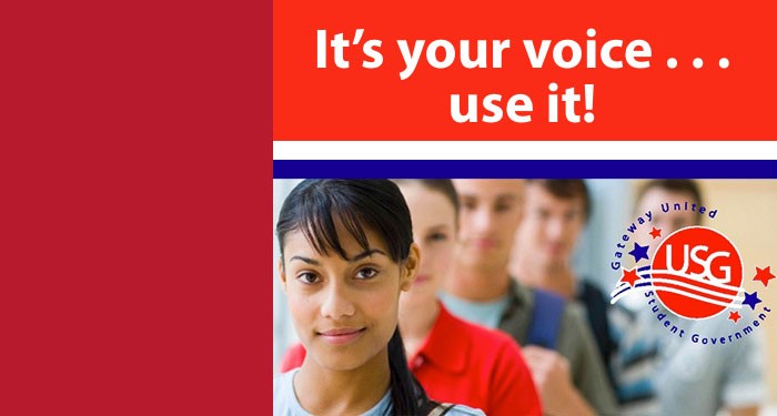 USG - It's your voice... use it!