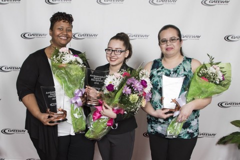 Karen Draper, Keydi Osorio, Erika Gutierrez, were named Gateway Star Ambassadors, and Osorio was also named Gateway's District Star Ambassador.