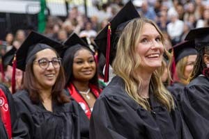 Commencement crowd
