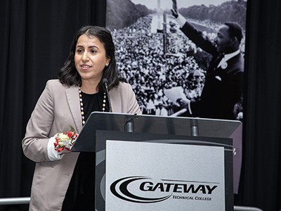 Elizabeth Rosiles-Zavala, Gateway Technical College director of Hispanic Student Programming