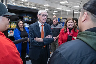 Governor Evers visits Gateway