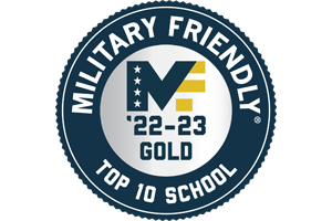 Military Friendly Top Ten Award seal