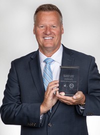 Bryan Albrecht with the NC3 Award