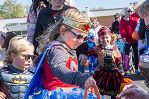 Kids at Trunk or Treat event