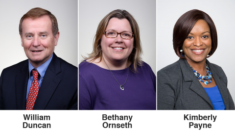 William Duncan, Bethany Ormseth and Kimberly Payne