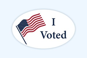 I Voted Sticker