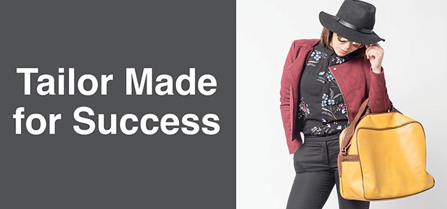 Tailor made for success banner
