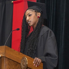 Mikayla Brown, Graduate & 2026 student responder